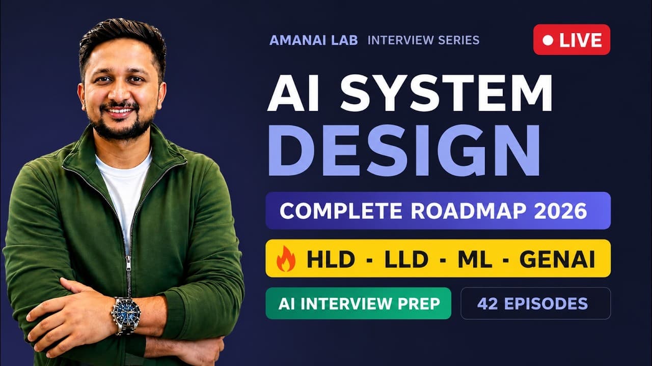 AI System Design — Complete Roadmap 2026 | Crack Any AI Interview