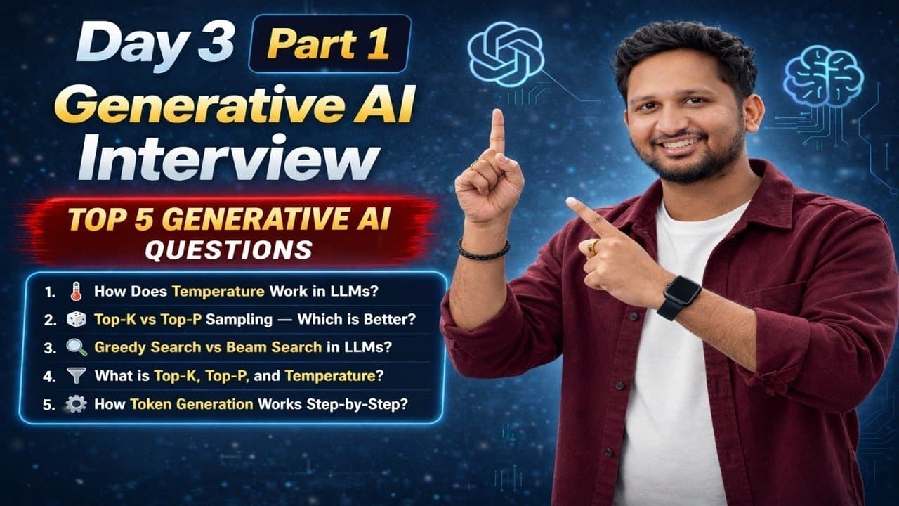 Day 3 Part 1 | 5 GenAI Interview Questions That Catch Everyone Off Guard