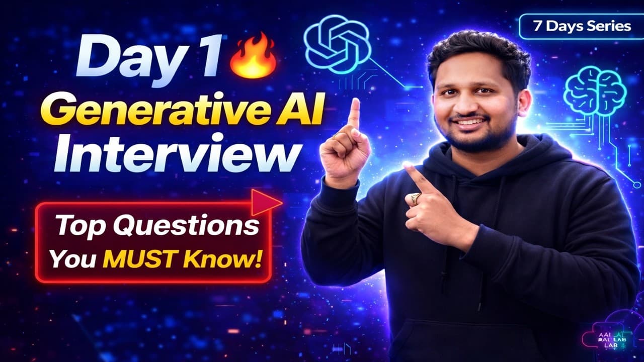 The Only 5 Generative AI Questions That Matter in Interviews