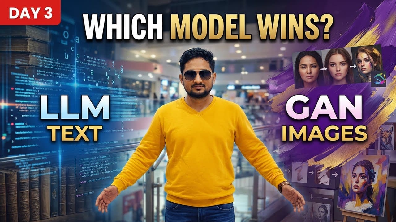 LLMs vs GANs: Which Generative AI Model Rules? | Day 3