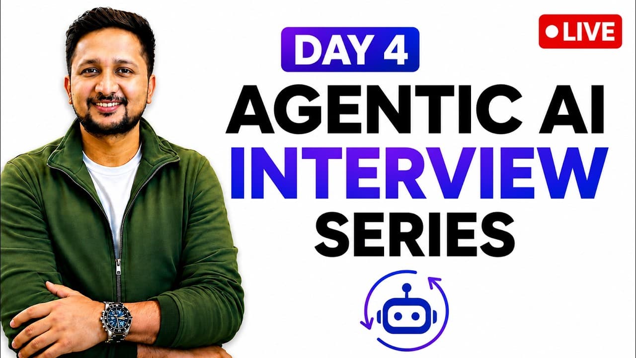 π Day 4 - Agentic AI Interview Series | LangGraph, CrewAI, AutoGen & Production AI Agents