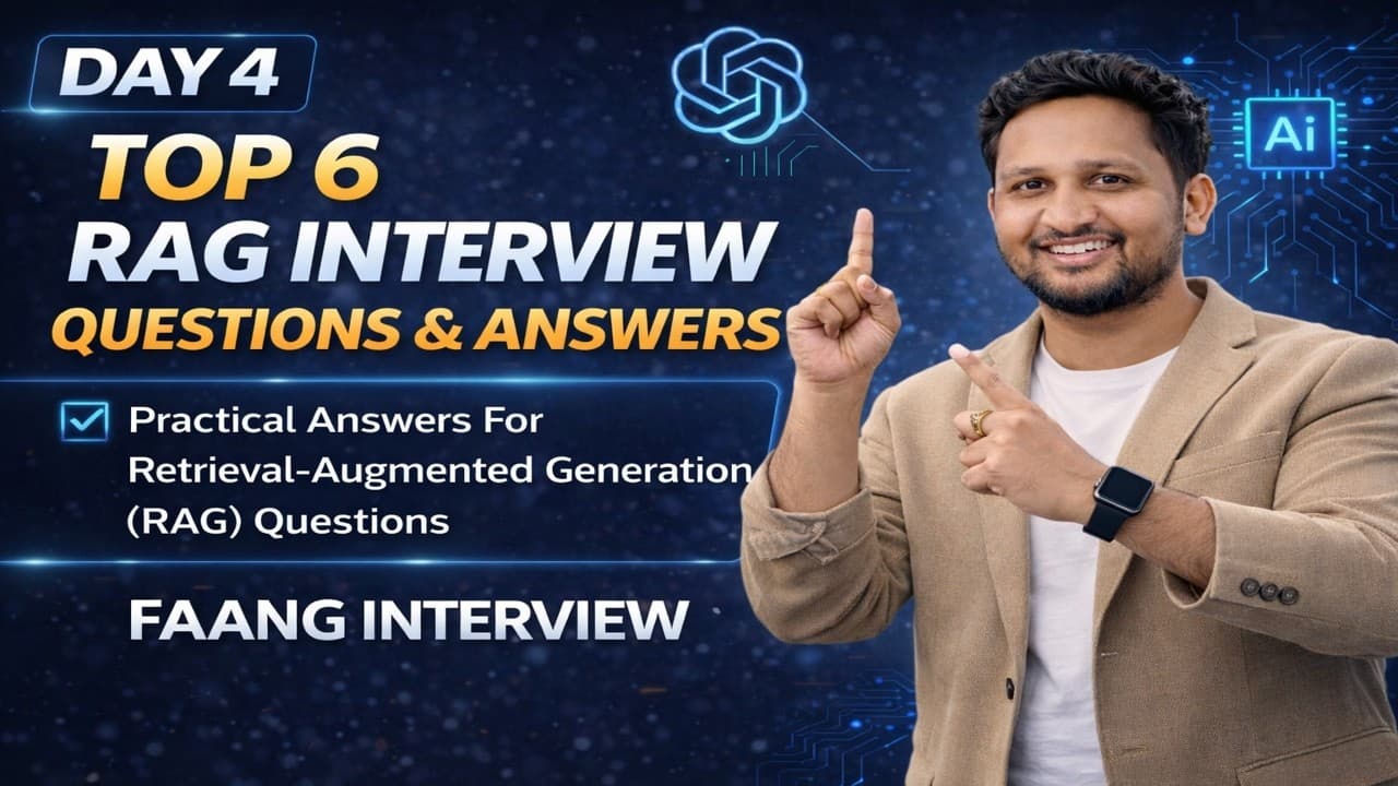 Top 6 RAG Questions That FAANG Interviewers Actually Ask π₯